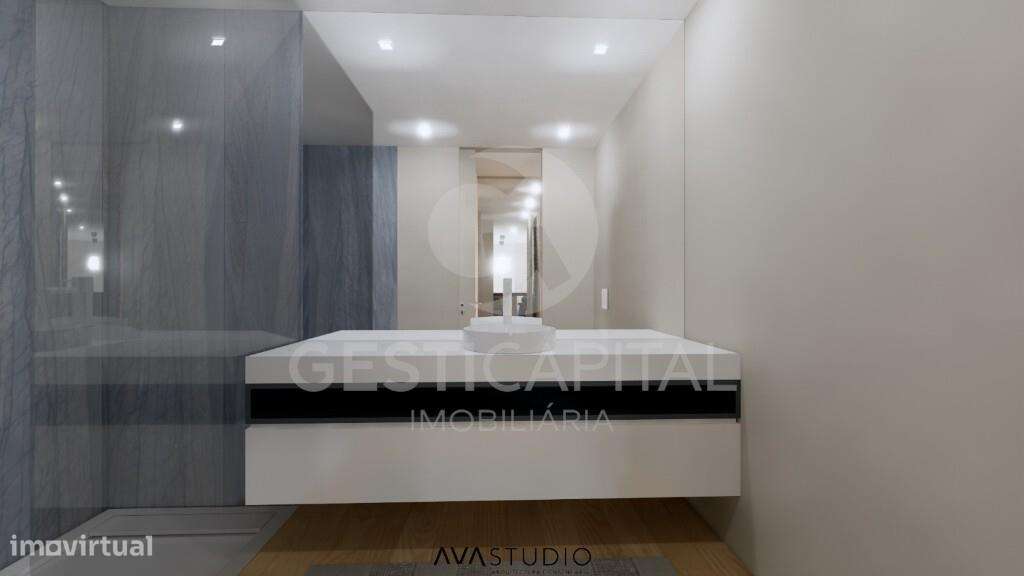 T2 novo com terraço e varanda e lugar de garagem no centro do Marco-21