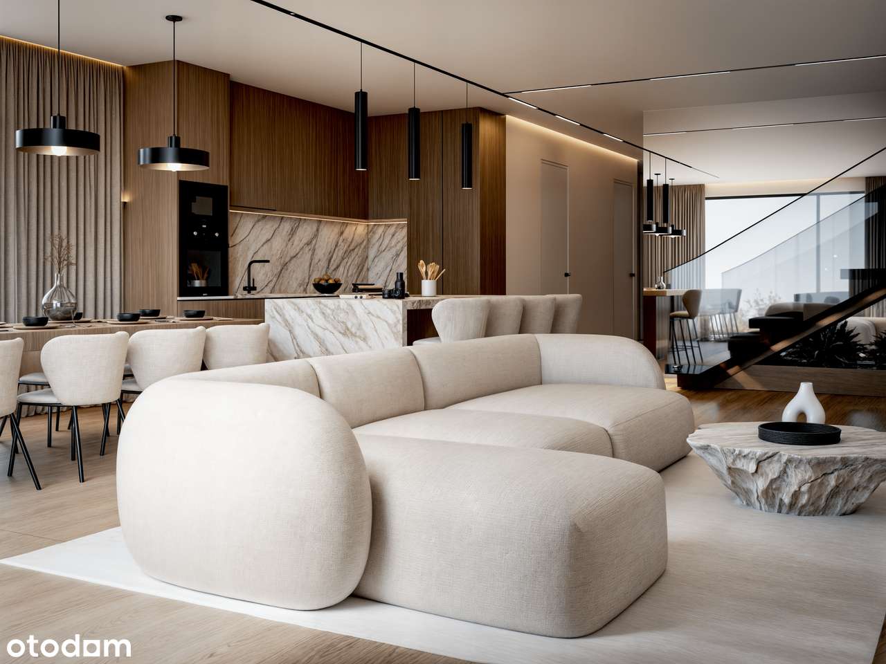 Nowoczesny Dom 191,7 m²-ogród 500 m²|1,5 km od Ursynowa|Dawidy Bankowe - Pełny obrazek: 5/9