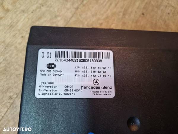 calculator baterie mercedes s class w221 s320 cdi - 2