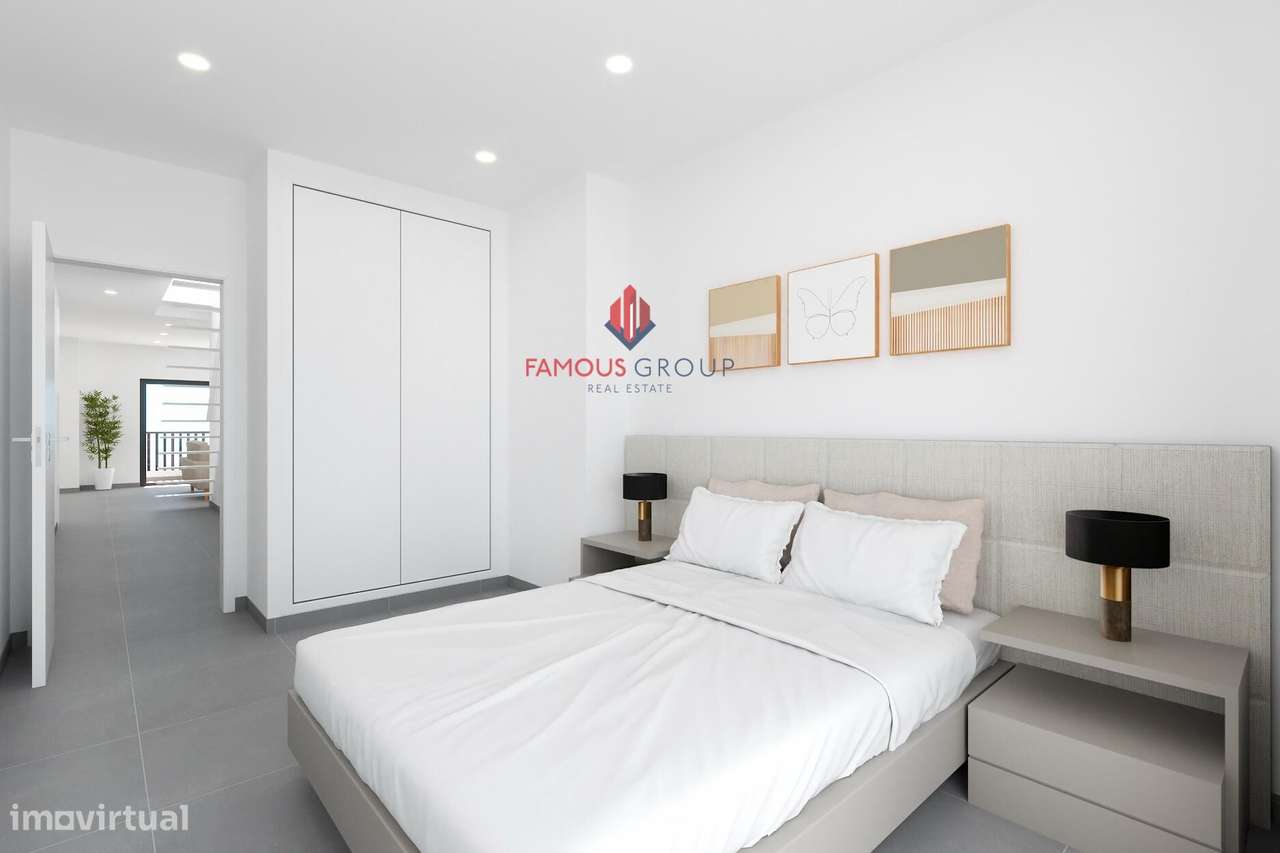 Apartamento T2 novo com piscina e estacionamento-6