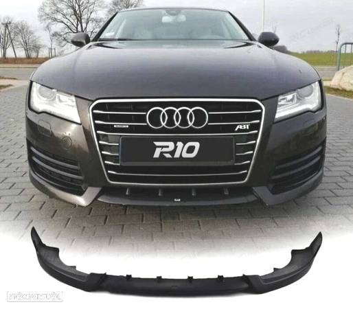 SPOILER LIP FRONTAL PARA AUDI A7 4G 10-14 LOOK ABT - 1