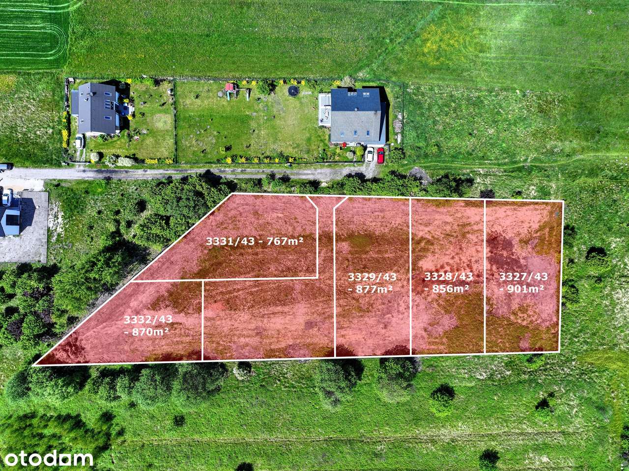 Działka budowlana w spokojnej okolicy. - Pełny obrazek: 4/4