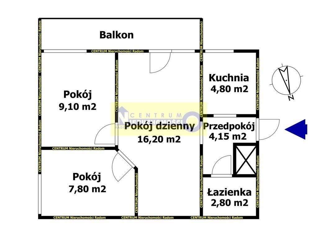 Centrum, M4 44,85 m2, ul. Kelles-Krauza-12