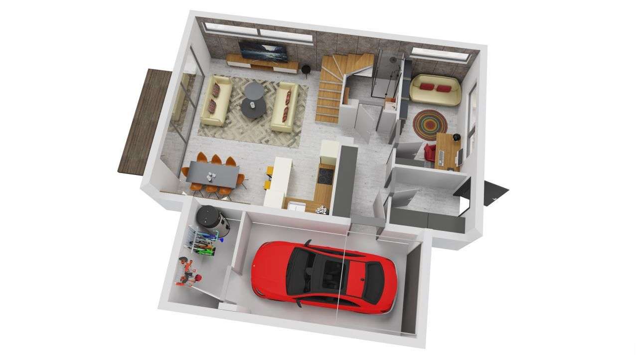 Gotowy dom Dobrzykowice, 5 sypialni, podłogówka, pompa. - Pełny obrazek: 5/15