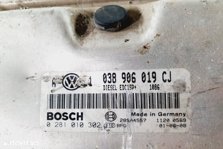 Calculator motor ecu 1.9 tdi auy ajm 038906019cj Skoda Octavia 1 seria - 4