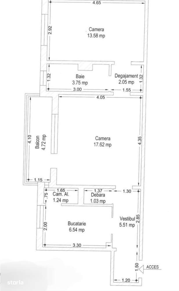 Apartament 2 camere  confort 1, Vlaicu-0