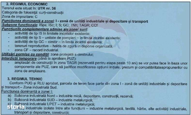 Teren intravilan industrial de vanzare COS Targoviste Investitie - Imagine principală: 4/9