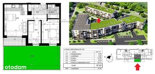 3pok|ok Lipska/Saska|ogród 47,5m2|Bagry|0%|Eng