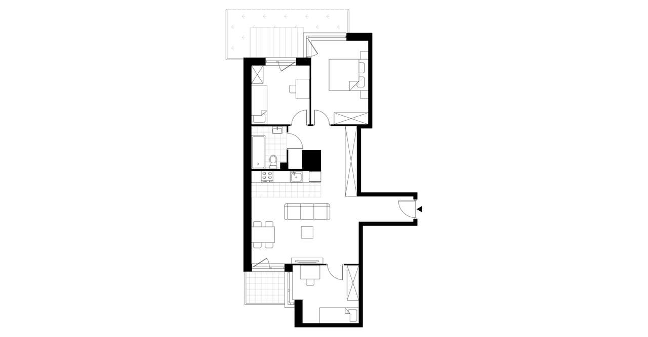 4-pokojowe mieszkanie 71m2 + ogródek Bez Prowizji - Pełny obrazek: 3/8
