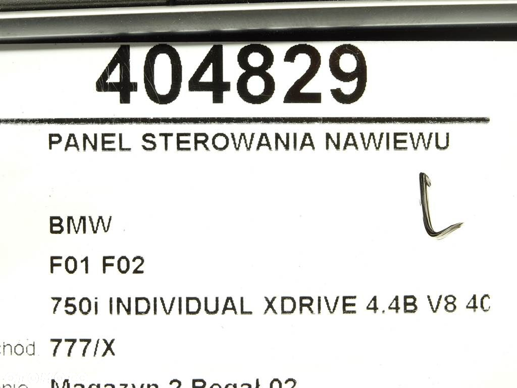 PANEL STEROWANIA NAWIEWU BMW 7 (F01, F02, F03, F04) 2008 - 2015 750 i, Li xDrive 300 kW [408 KM] - 7