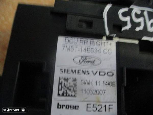 Motor Elevador Vidro 7M5T14B534CC FORD C MAX 2008 TD - 2