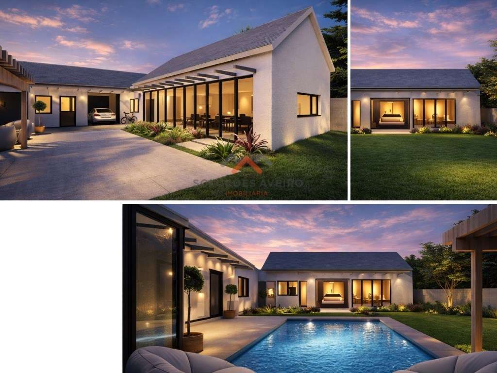 Moradia T3 Térrea e Isolada | Esgueira - Mataduços | Terreno 1112 m². - Grande imagem: 2/9