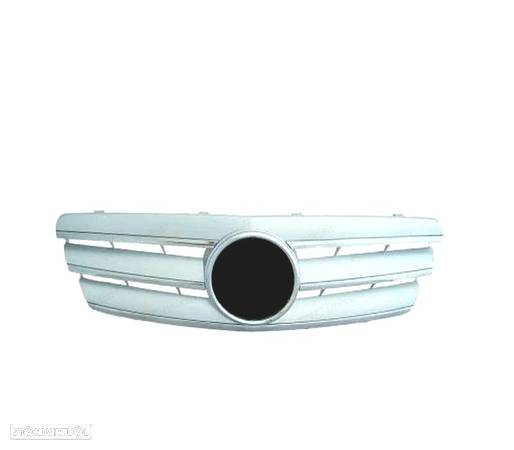 GRELHA FRONTAL CROMADA PARA MERCEDES C W203 00-07 - 2