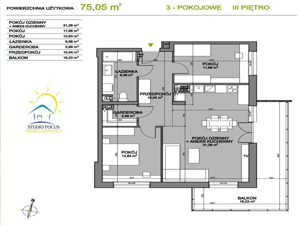 Apartament 3-pokojowy * os. zamknięte *-11