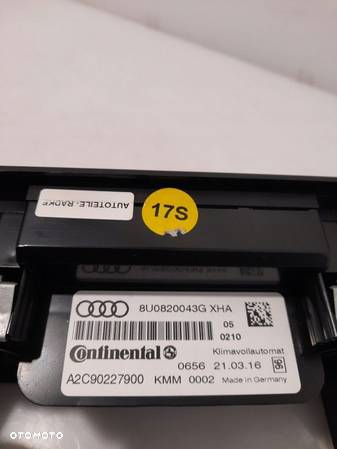 AUDI Q3 2016r PANEL KLIMATYZACJI PODGRZEWANE FOTELE 8U0820043G SUPER STAN - 12