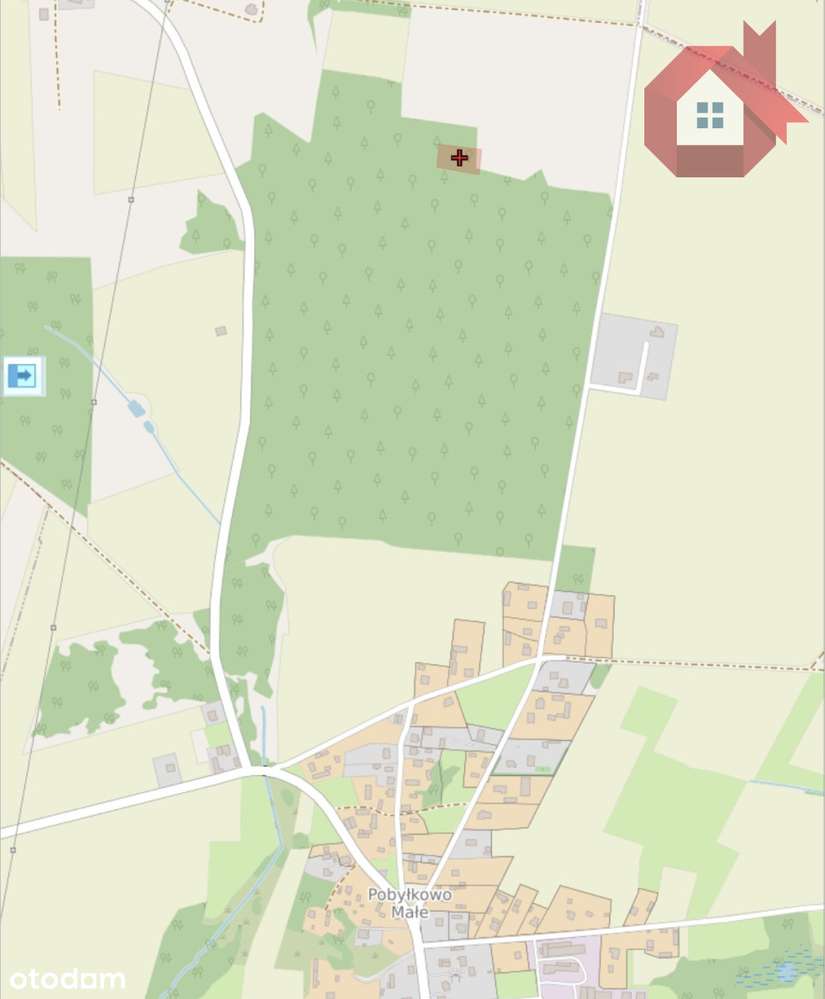 Zadrzewiona działka 2100 m² - 10 minut od Zegrza-1