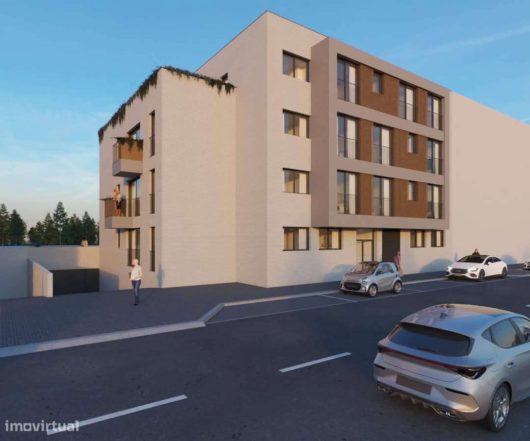 Excepcional, Novo, T2 Recuado, Terraço, Garagem Alfena-10