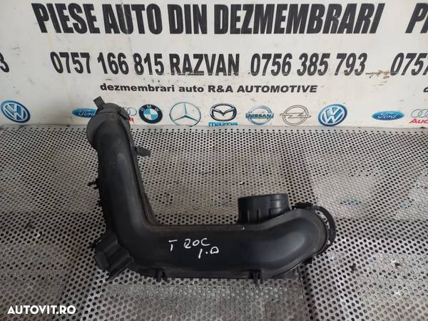 Furtun Tubulatura Intercooler Vw Seat Skoda Audi 1.0 TSI Cod 04C145673 T-Roc Fabia Ibiza Audi A1 Q2 Arona Golf 7 Octavia Etc. - Dezmembrari Arad - 4