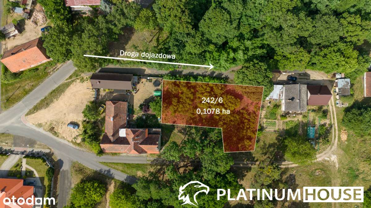 Działka Pod Zabudowę | 1 078 m² | Bobrowniki