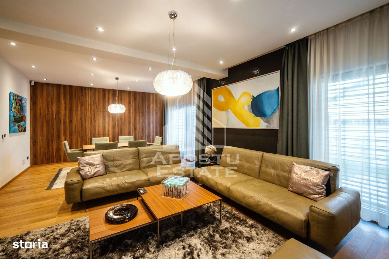 Casa exclusivista, mobilier de lux,  garaj si terasa de 35mp in Giroc. - Imagine principală: 3/20