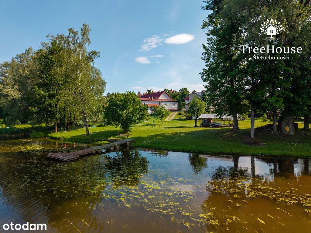 Dom z linią brzegową nad jeziorem, Mrągowo, Mazury