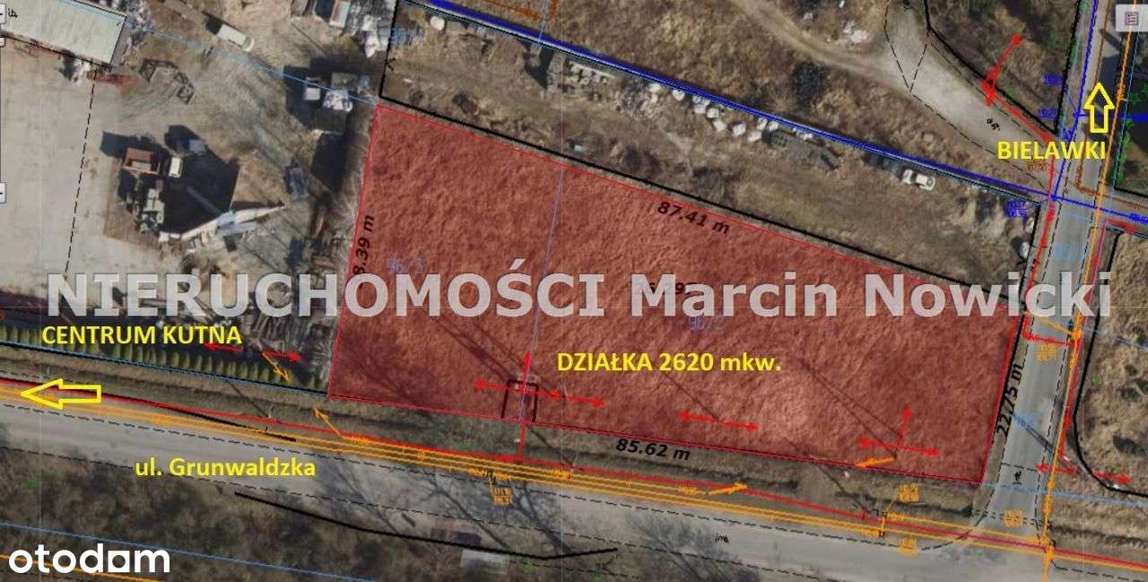 Działka, 2 620 m², Kutno - Pełny obrazek: 4/4