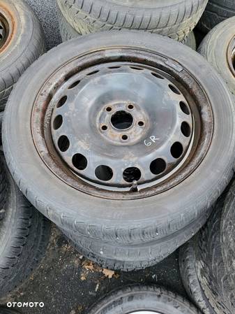 4X KOŁA 16 FELGI STALOWE OPONY ZIMOWE HANKOOK VW POLO V 6R 6R0601027N OE - 2