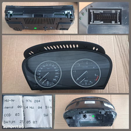 Bmw X5 E70 X6 E71 ceasuri bord spira volan bloc lumini modul airbag display 8.8" cd player schimbator viteze - 2