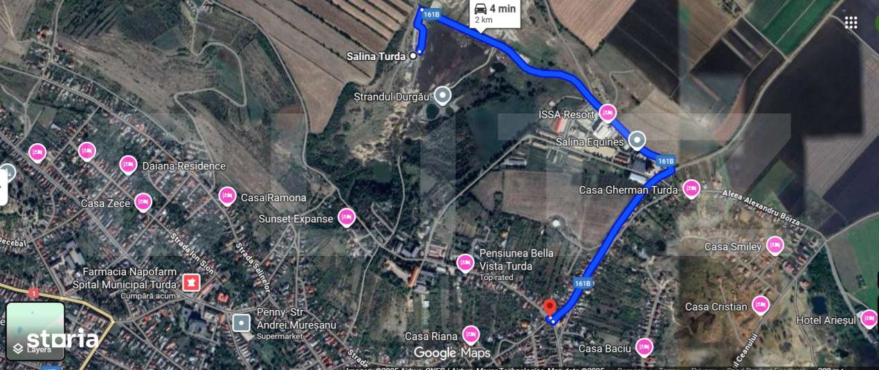 Investitie  ! Mini complex turistic 5 unitati , teren 1600 mp,  Salina-3