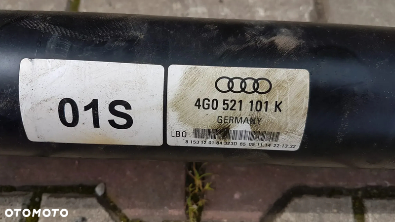 AUDI A6 A7 C7 3.0 WAŁ NAPĘDOWY 4G0521101K - 2