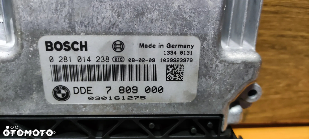 Zestaw startowy sterownik silnika CAS kluczyki stacyjka BMW e60 e61 2,0d 177km  0281014238  7809000 - 4