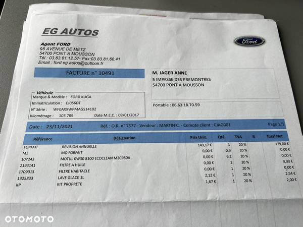 Ford Kuga 2.0 TDCi 2x4 Business Edition - 36