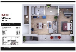 Apartament cu Încălzire în Pardoseală în Bloc Nou - Finalizare 2024!