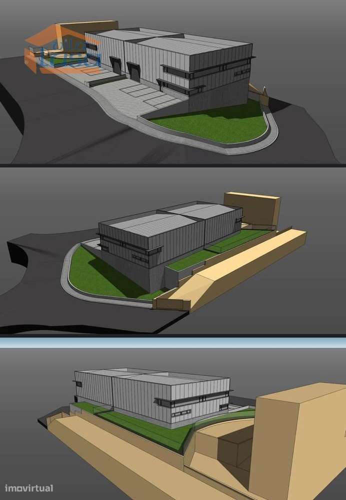 Terreno com 1.498 m2 Zona Industrial de canelas para a construção d... - Grande imagem: 4/12