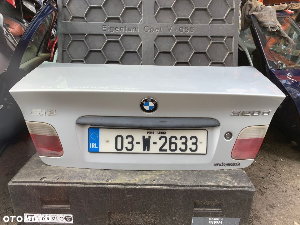 KLAPA BAGAŻNIKA BMW E46 SEDAN TITANSILBER - 1