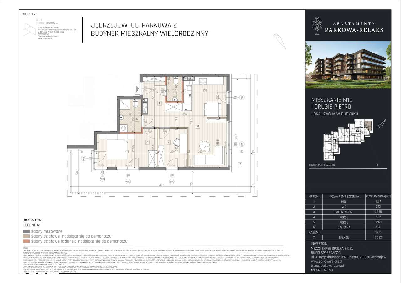 Parkowa-Relaks | mieszkanie 3-pok. | M10_KL2_03 - Pełny obrazek: 2/7