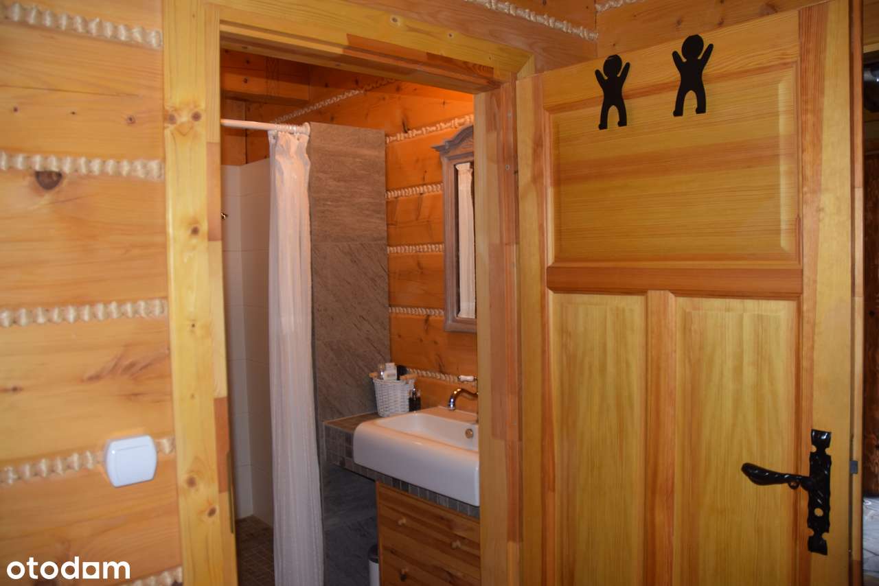 NA SPRZEDAŻ - urokliwy dom góralski z bali w Beskidzie Wyspowym - Pełny obrazek: 5/20