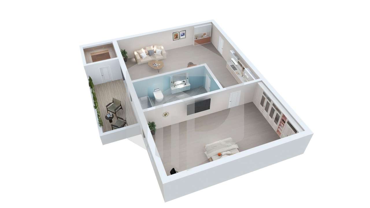 Apartament | 2 Camere | 39mpu | Parter, Etaj 3 | La cheie | Parcare - Imagine principală: 2/6