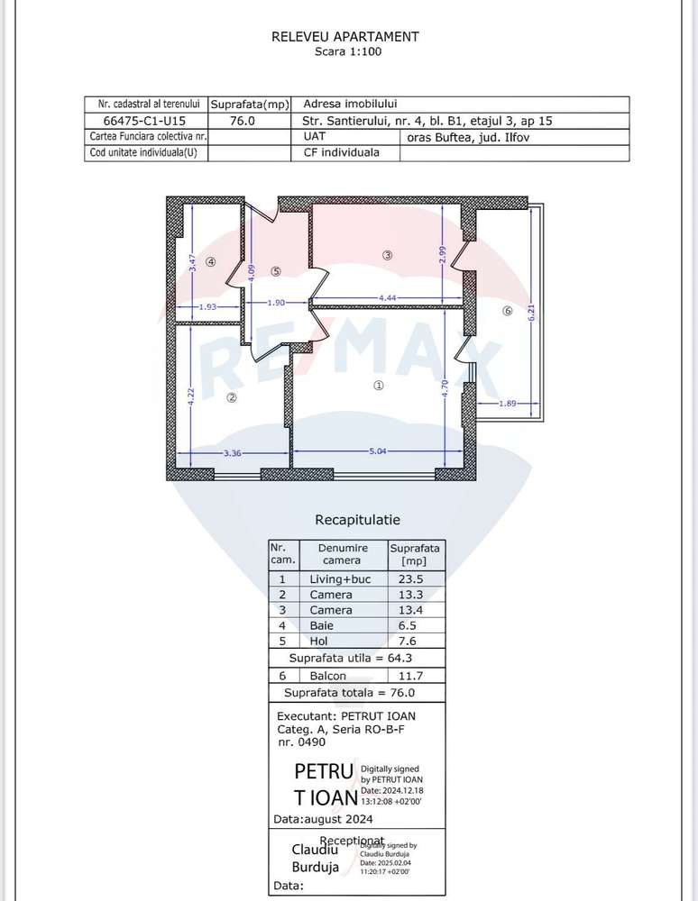 De Vanzare Apartament 3 camere Buftea-11