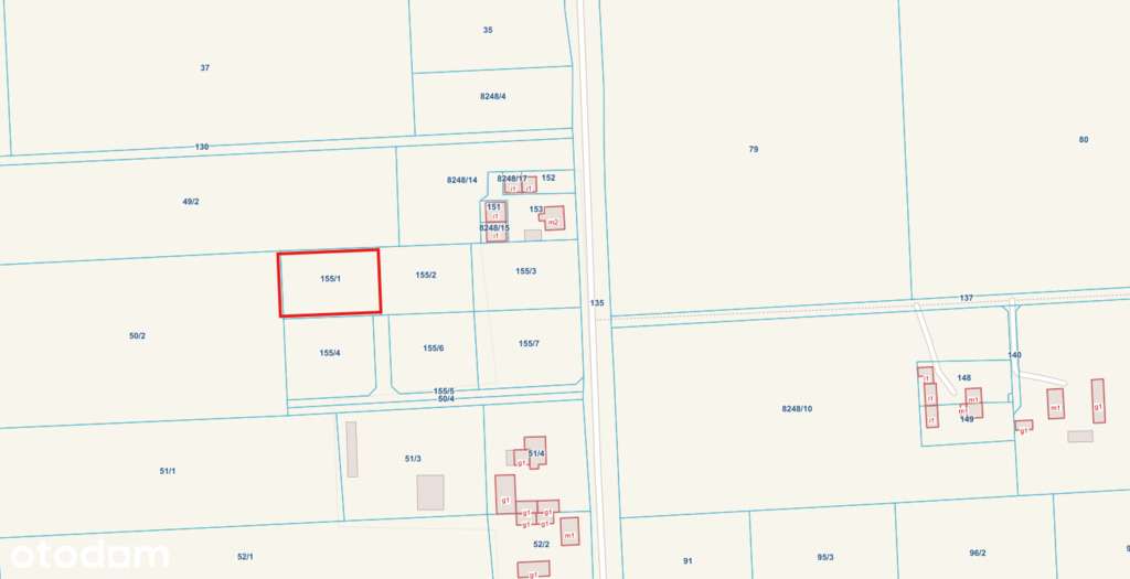 Działka budowlana z rozpoczętą budową, 1751 m2 - Pełny obrazek: 2/9