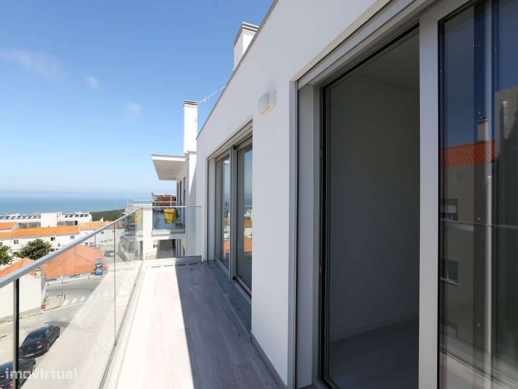 Fabuloso Apartamento T3 Novo com Vista de mar no Sítio Nazaré-8