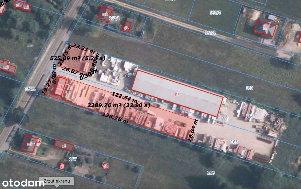 plac utwardzony 2800m2 + biuro-socjal 80m2 - Pełny obrazek: 4/4