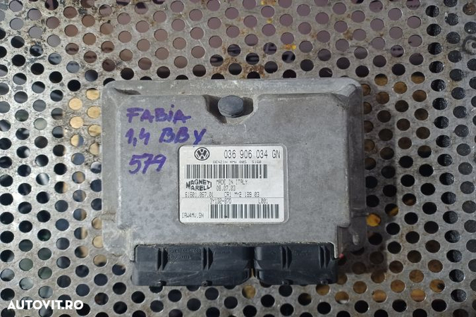 Calculator motor ECU 036906034GN Skoda Fabia 6Y  [din 1999 pana  2004] seria Combi wagon 5-usi 1.4 - 1