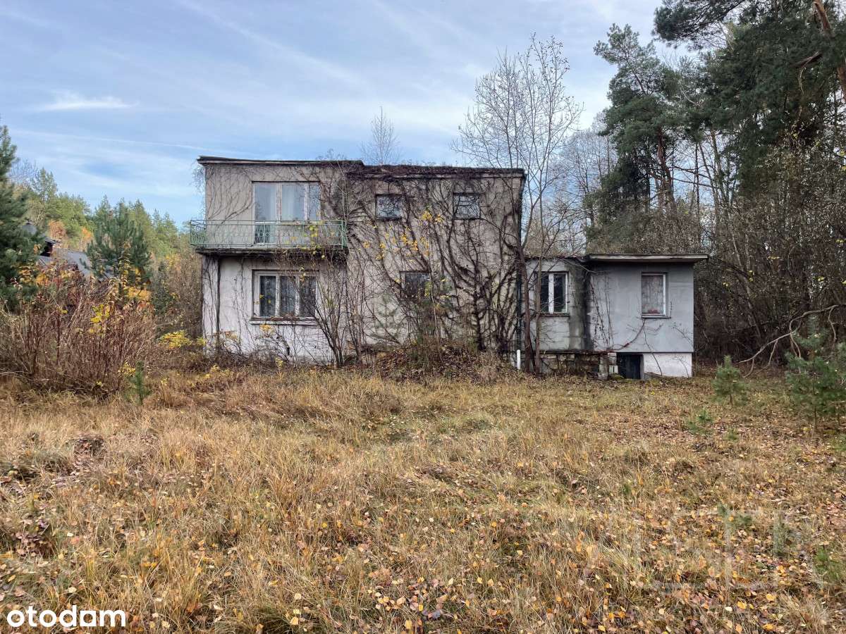 Dom z lat 70 z garażem | 5500 mkw działki-5