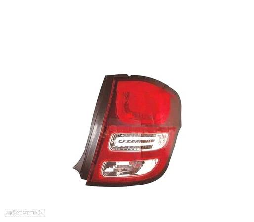 FAROLINS PARA CITROEN C3 10-13 BRANCO VERMELHO - 1