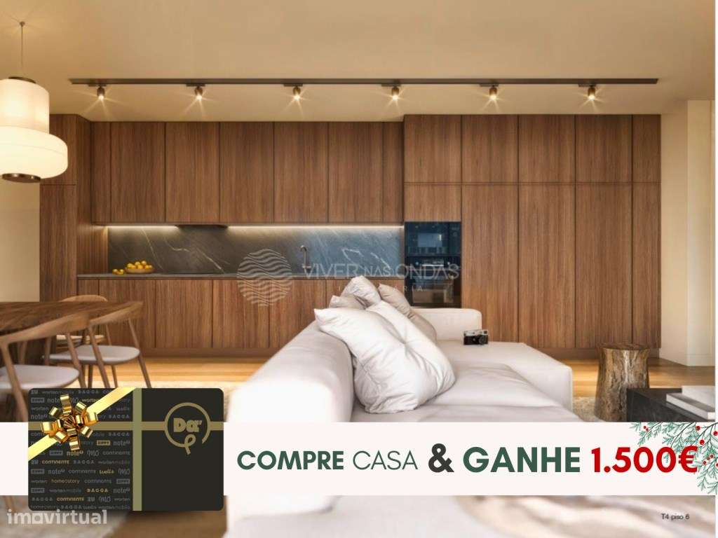 T4 de Luxo com 227,35m² | 4 Parqueamentos e Varanda | Matosinhos Sul - Grande imagem: 1/38