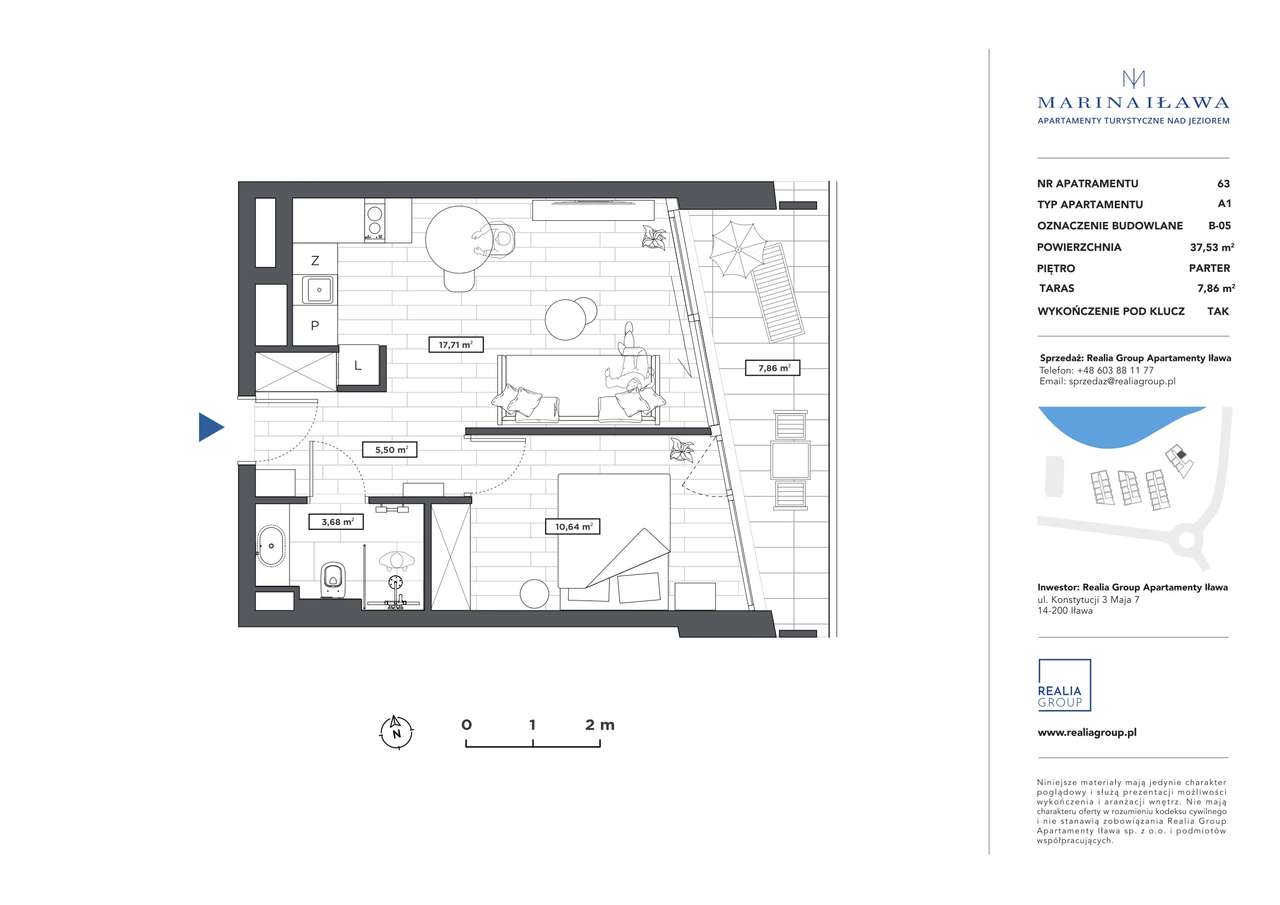 Marina Iława Apartamenty | mieszkanie 63 - Pełny obrazek: 4/15