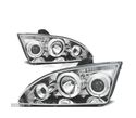 FARÓIS ANGEL EYES PARA FORD FOCUS LI 04-08 CHROME CROMADO H1 H1 - 2