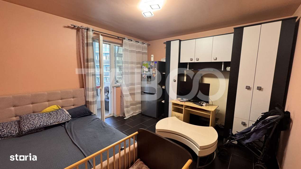 Garsoniera de inchiriat 25mp mobilata utilata parcare balcon Turnisor - Imagine principală: 4/9