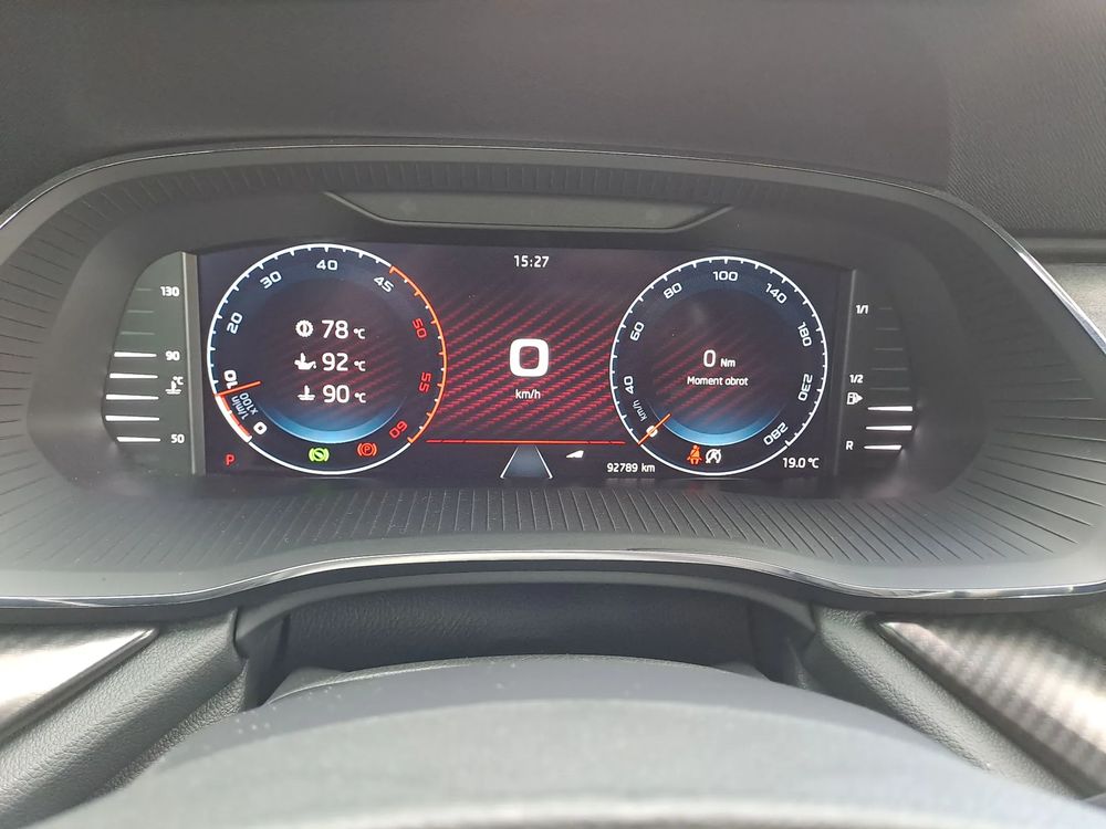 SKODA OCTAVIA RS 4X4 2.0TDI 200KM Canton HAK Martwe pole 3s.Klima VAT 23% PL ASO